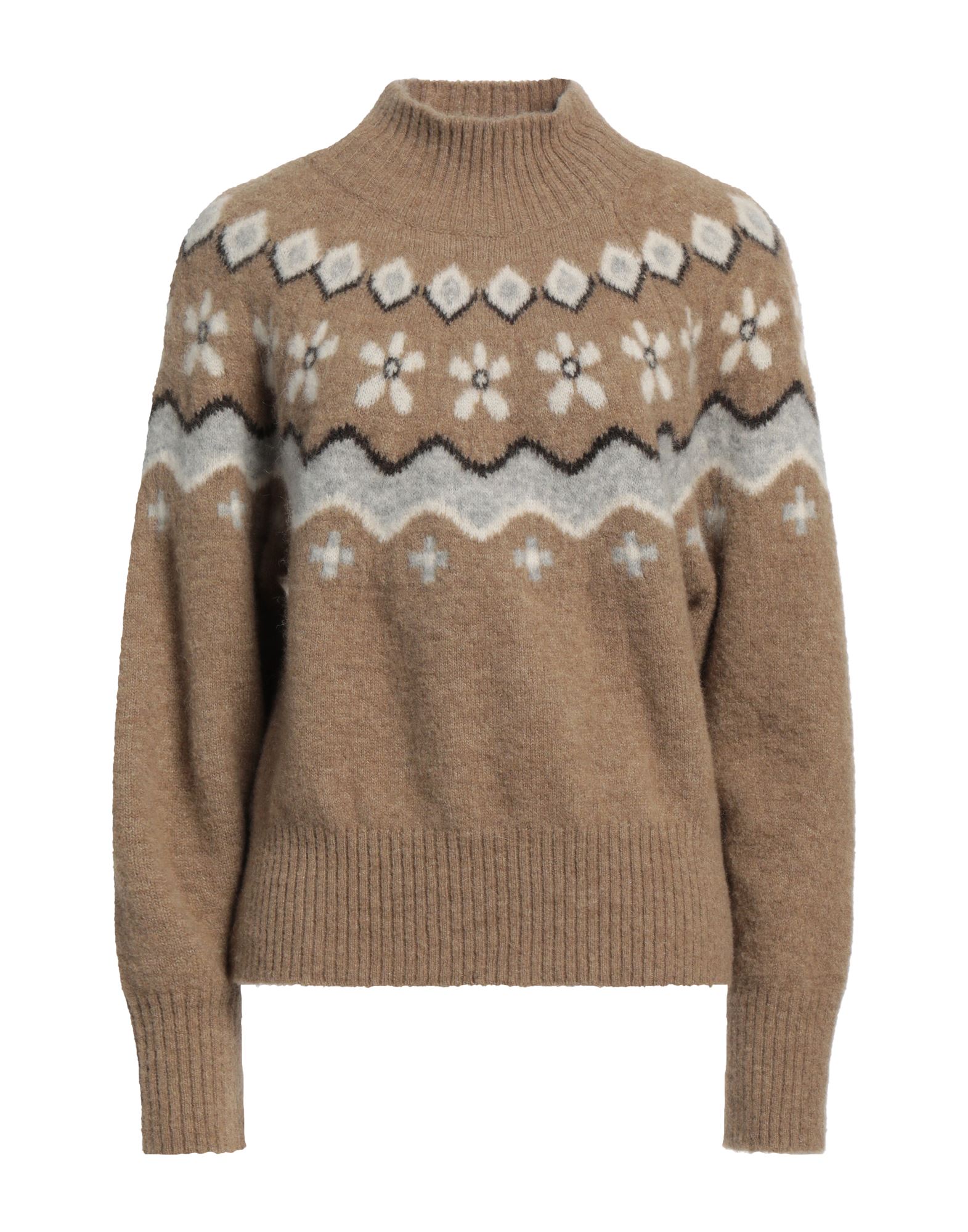 SANDRO Rollkragenpullover Damen Kamel SANDRO Rollkragenpullover Damen Kamel von SANDRO