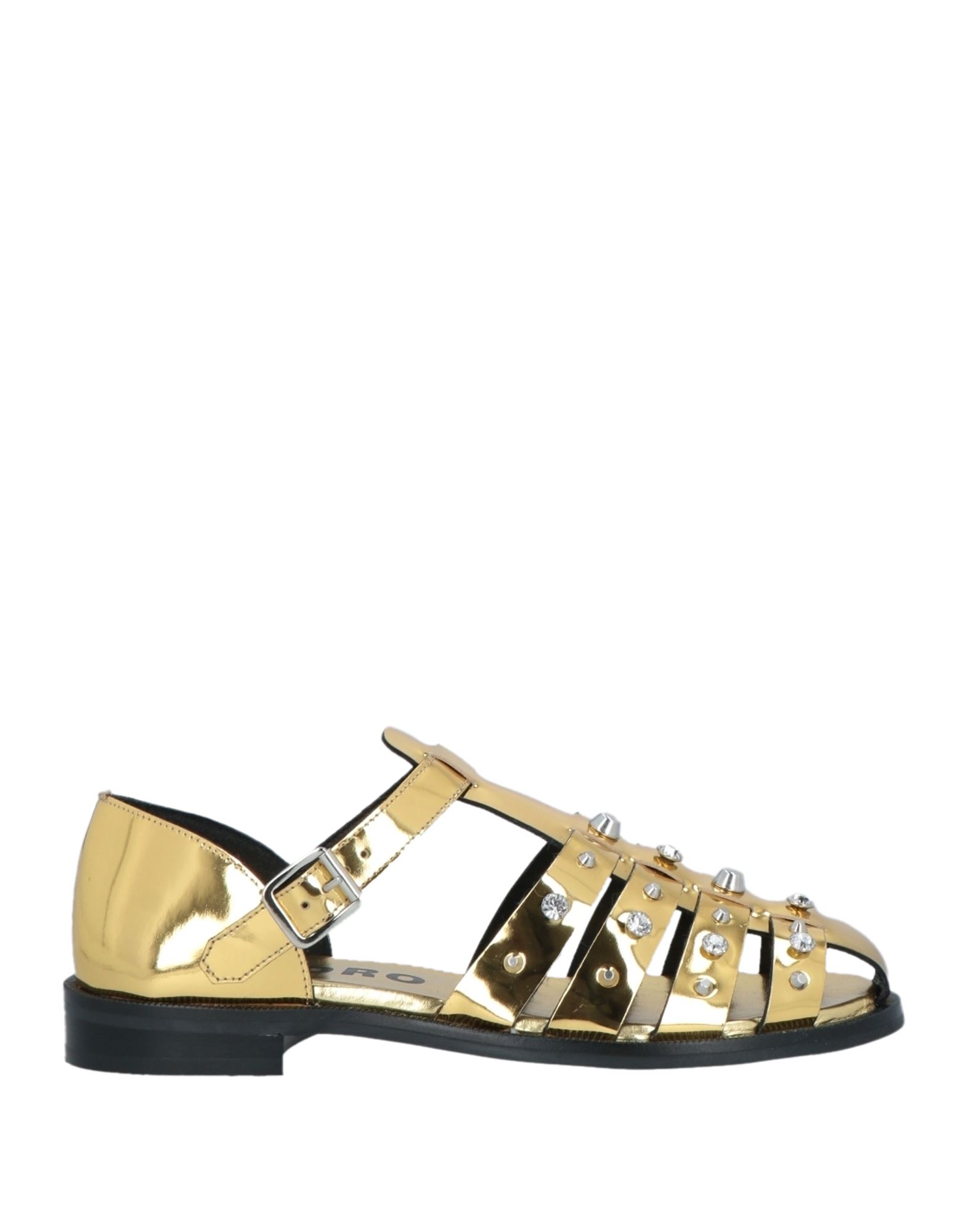 SANDRO Sandale Damen Gold von SANDRO