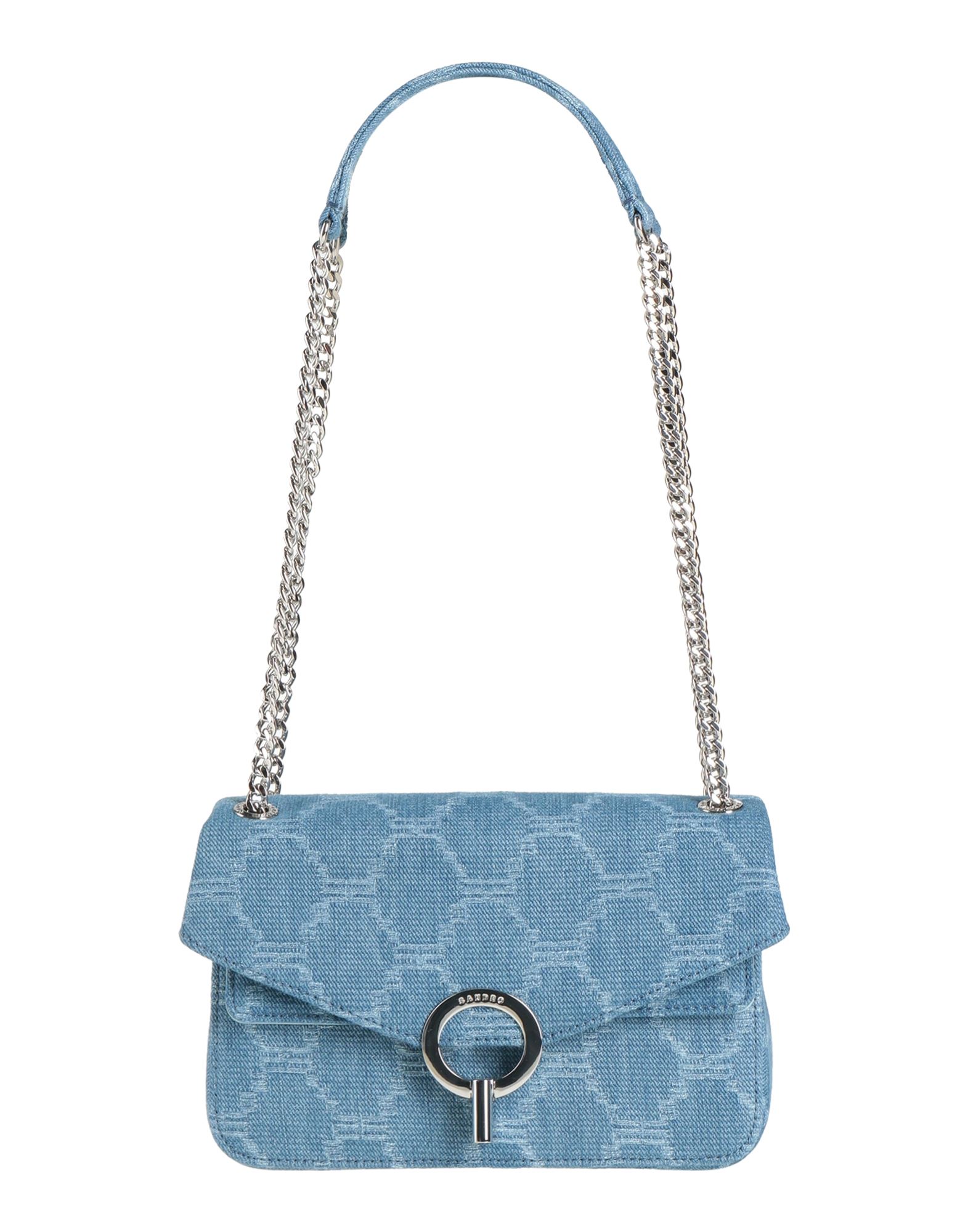 SANDRO Schultertasche Damen Blau von SANDRO