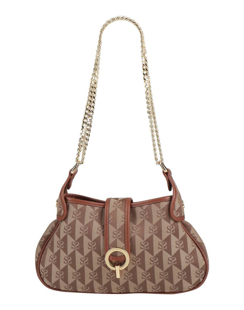 SANDRO Schultertasche Damen Braun SANDRO Schultertasche Damen Braun von SANDRO