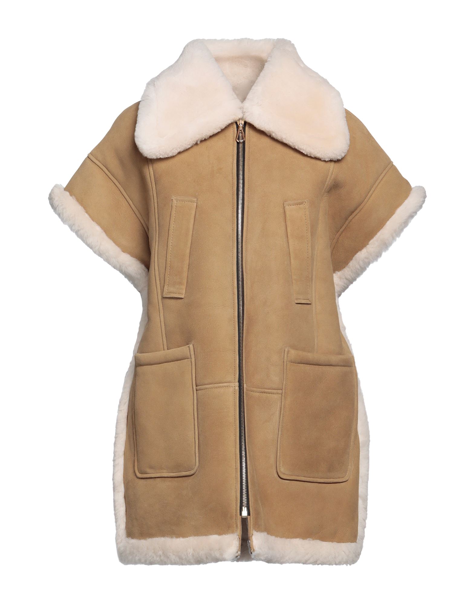 SANDRO Shearling- & Kunstfell Damen Sand von SANDRO