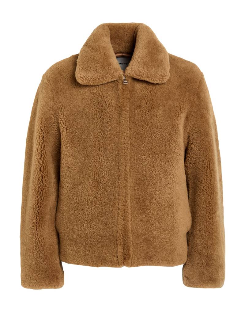 SANDRO Shearling- & Kunstfell Herren Kamel von SANDRO