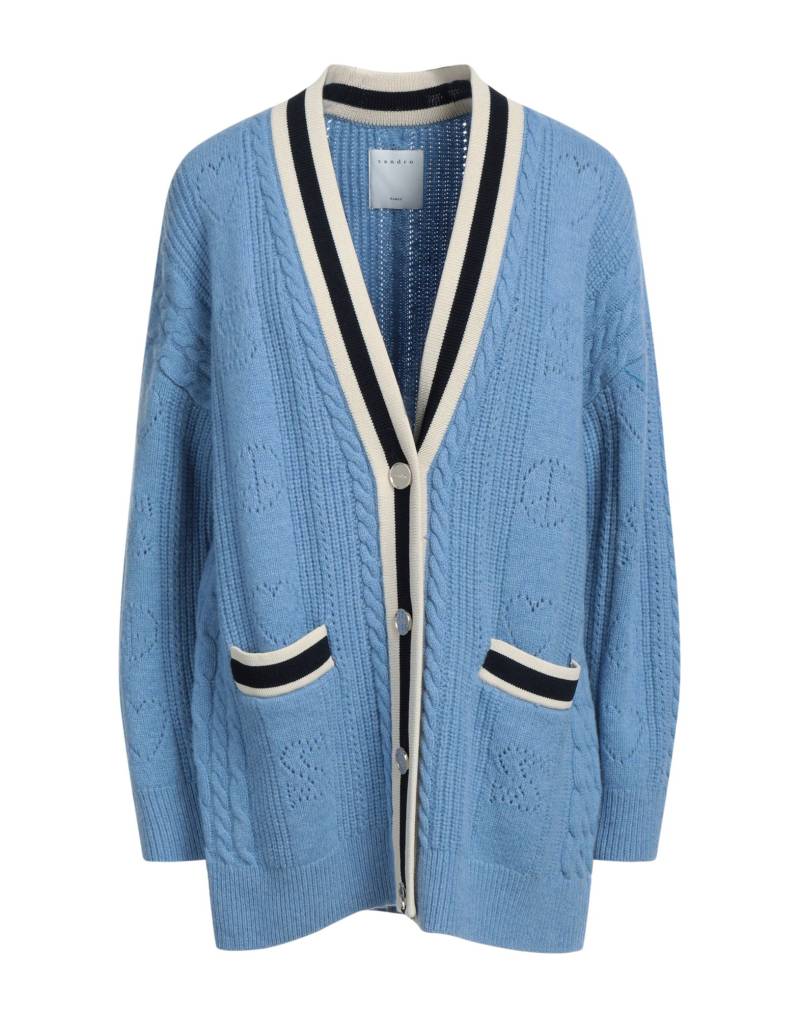 SANDRO Strickjacke Damen Blaugrau von SANDRO