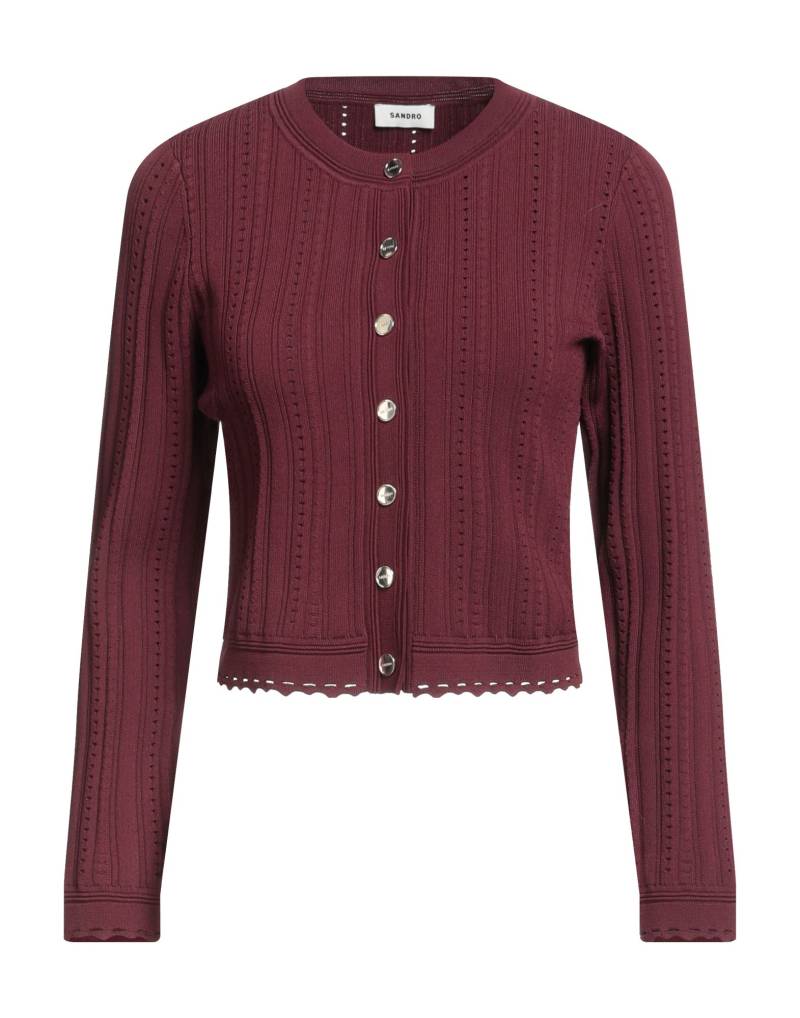 SANDRO Strickjacke Damen Bordeaux von SANDRO