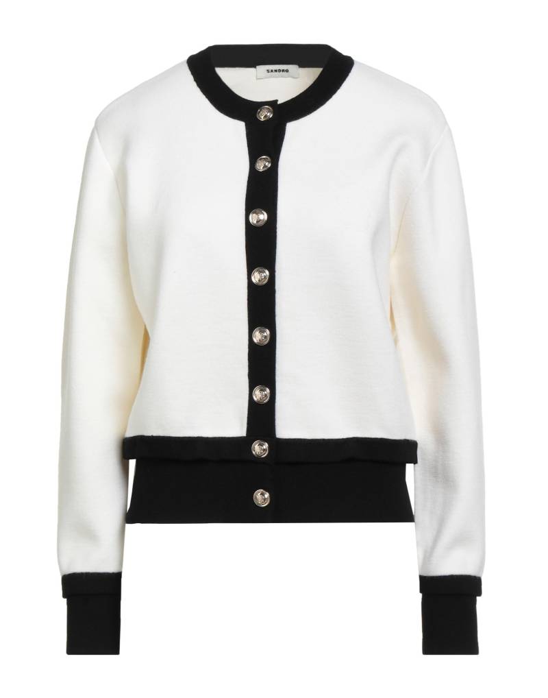 SANDRO Strickjacke Damen Elfenbein von SANDRO