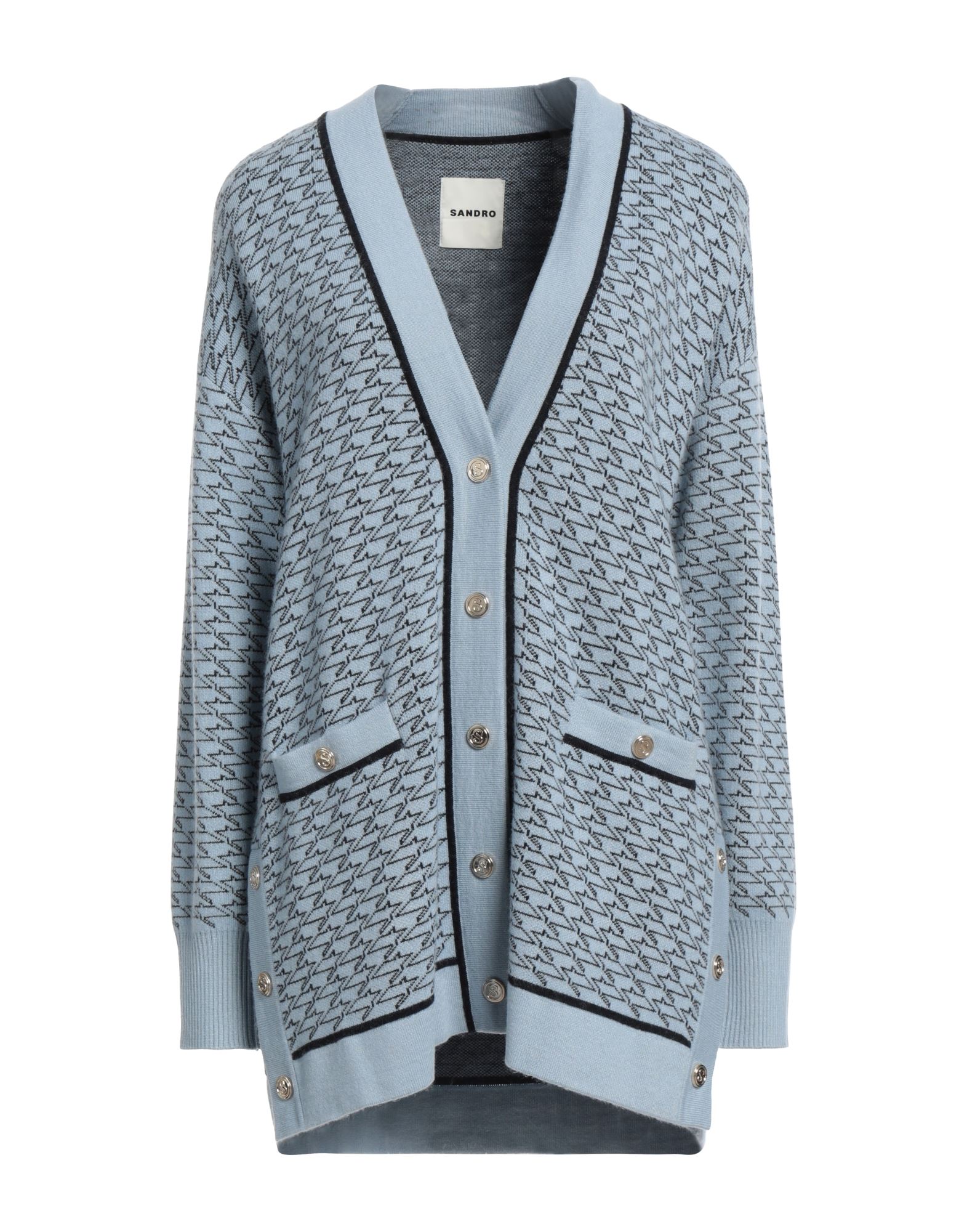 SANDRO Strickjacke Damen Hellblau von SANDRO