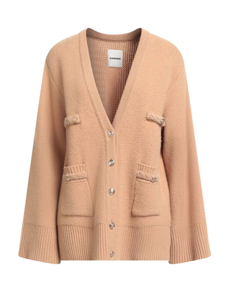 SANDRO Strickjacke Damen Kamel von SANDRO