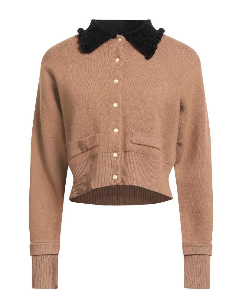 SANDRO Strickjacke Damen Kamel von SANDRO