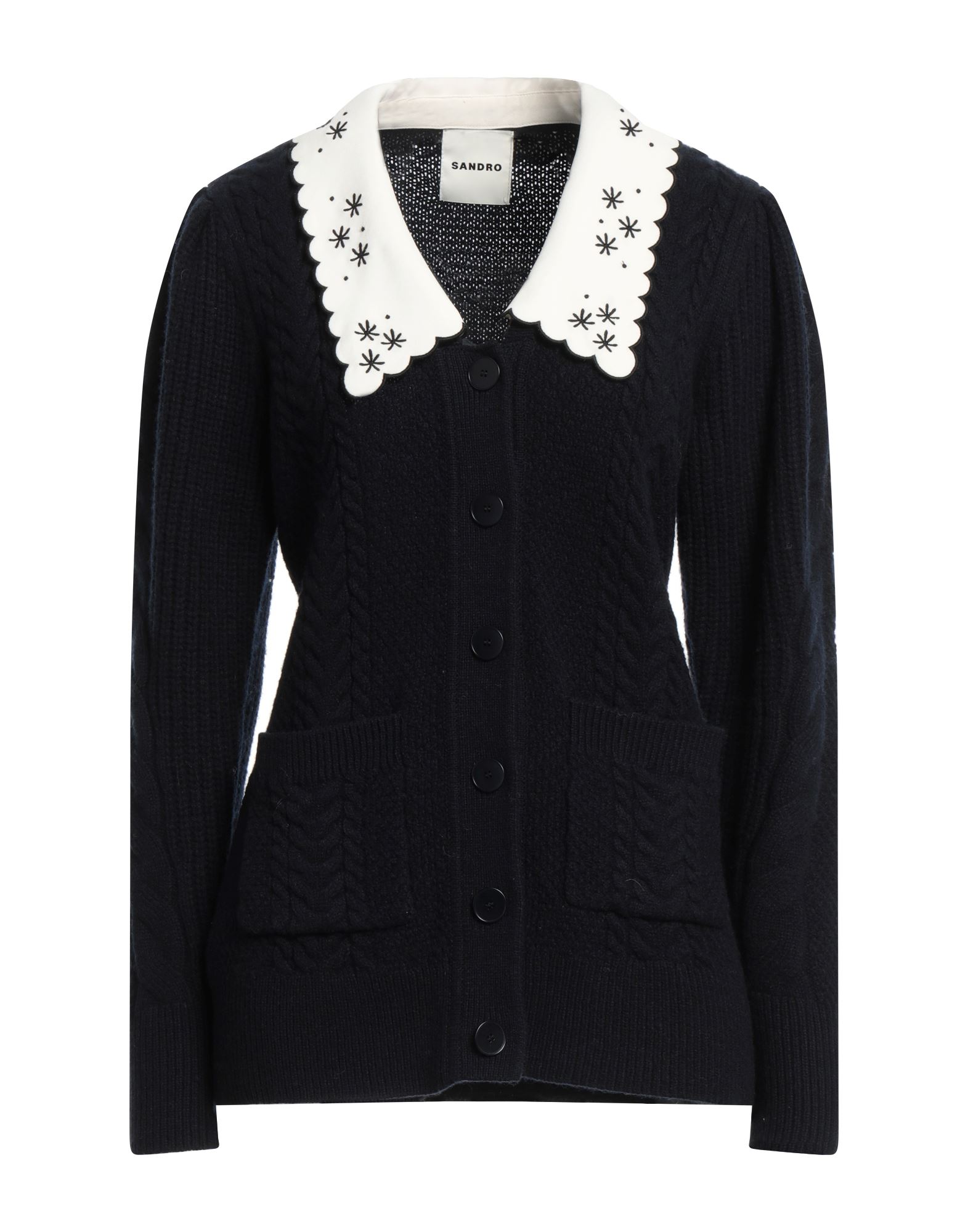 SANDRO Strickjacke Damen Nachtblau von SANDRO