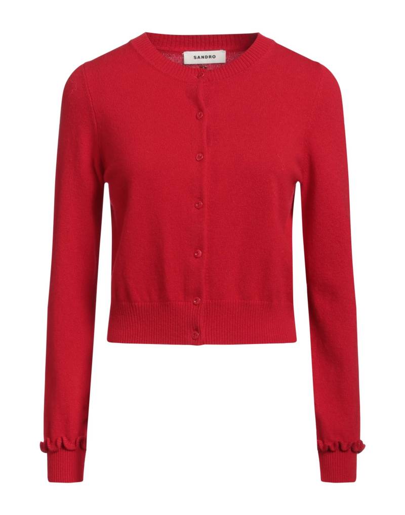 SANDRO Strickjacke Damen Rot von SANDRO