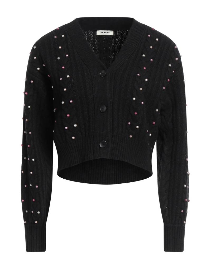 SANDRO Strickjacke Damen Schwarz von SANDRO