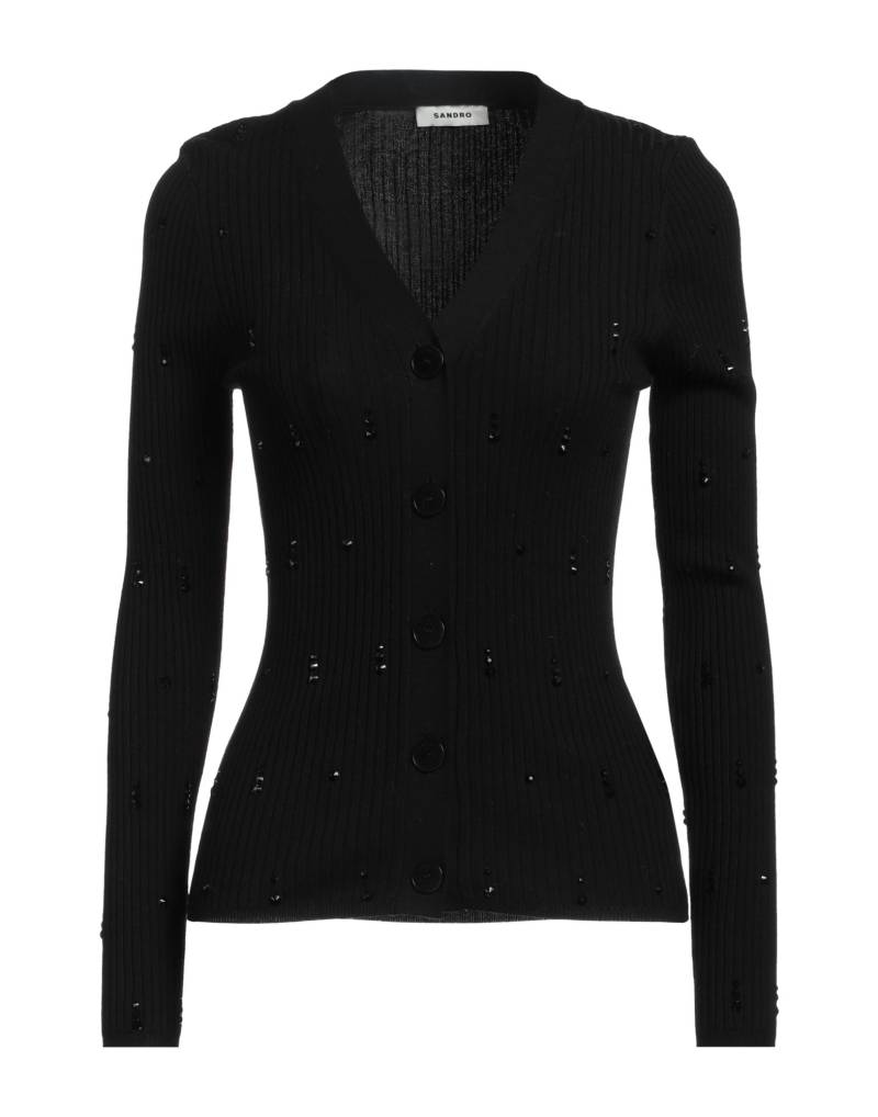SANDRO Strickjacke Damen Schwarz von SANDRO