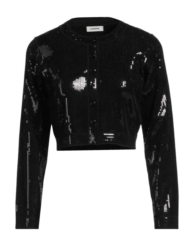 SANDRO Strickjacke Damen Schwarz von SANDRO