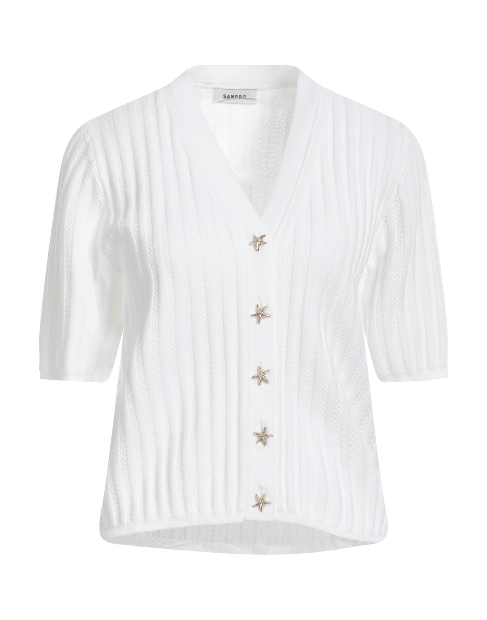 SANDRO Strickjacke Damen Weiß von SANDRO