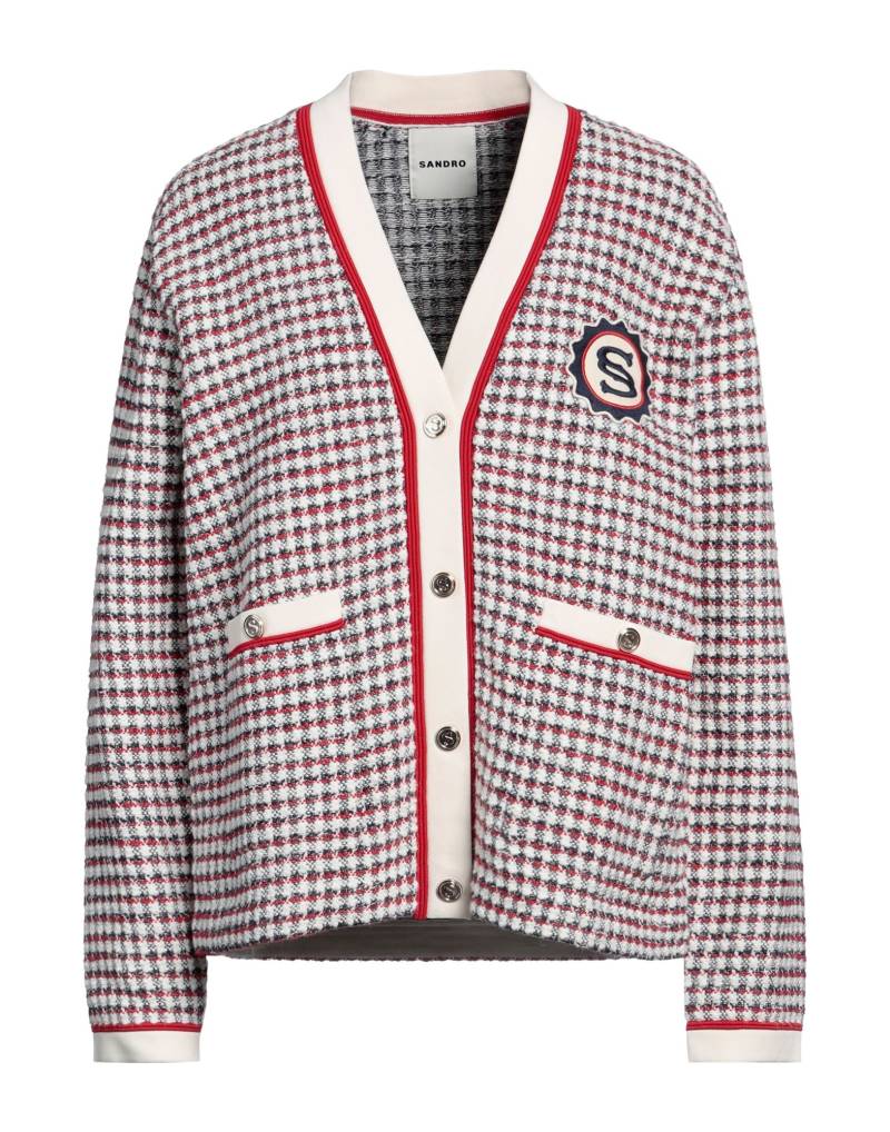 SANDRO Strickjacke Damen Weiß SANDRO Strickjacke Damen Weiß von SANDRO