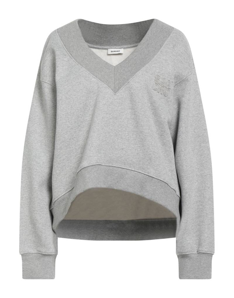 SANDRO Sweatshirt Damen Hellgrau von SANDRO
