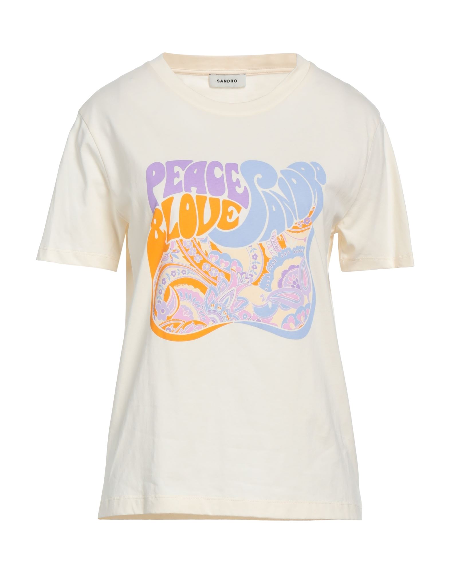 SANDRO T-shirts Damen Cremeweiß von SANDRO