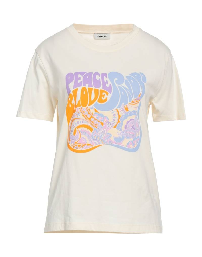 SANDRO T-shirts Damen Cremeweiß von SANDRO
