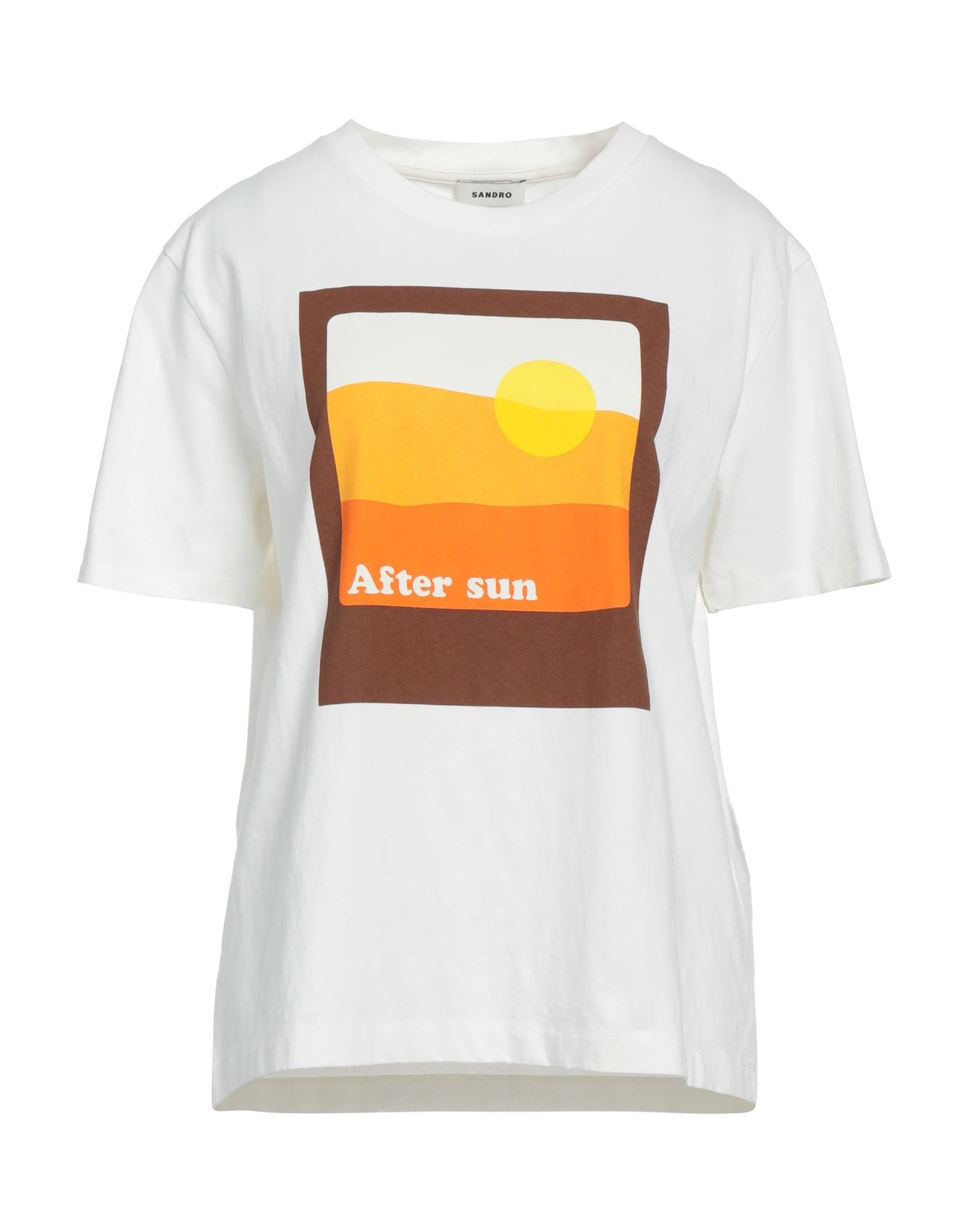 SANDRO T-shirts Damen Elfenbein von SANDRO