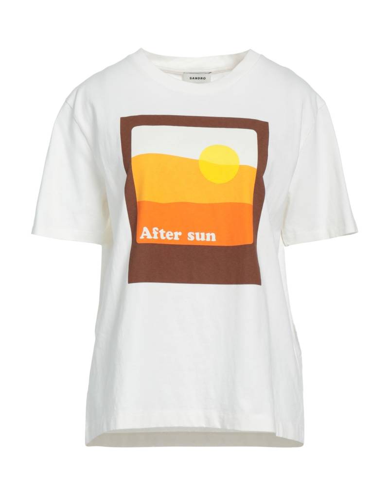 SANDRO T-shirts Damen Elfenbein von SANDRO