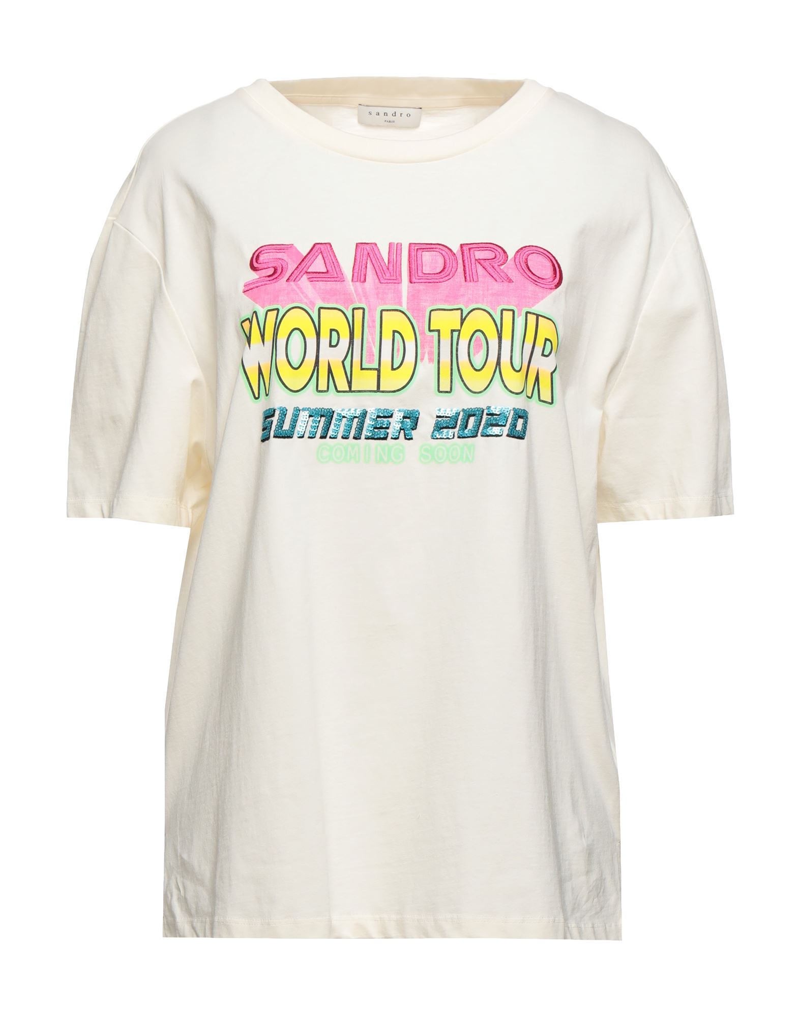 SANDRO T-shirts Damen Elfenbein von SANDRO