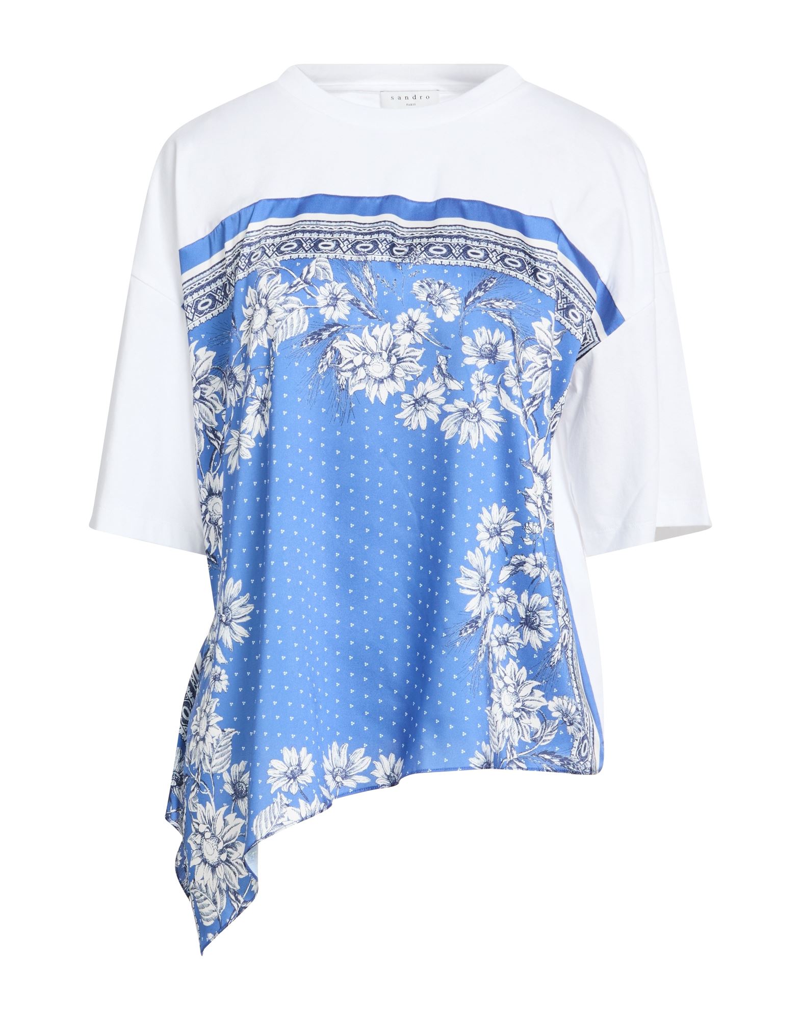 SANDRO T-shirts Damen Hellblau von SANDRO
