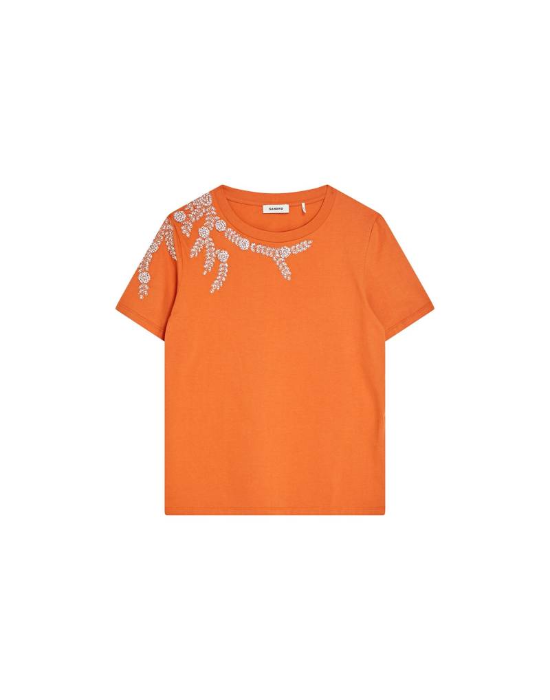 SANDRO T-shirts Damen Orange von SANDRO