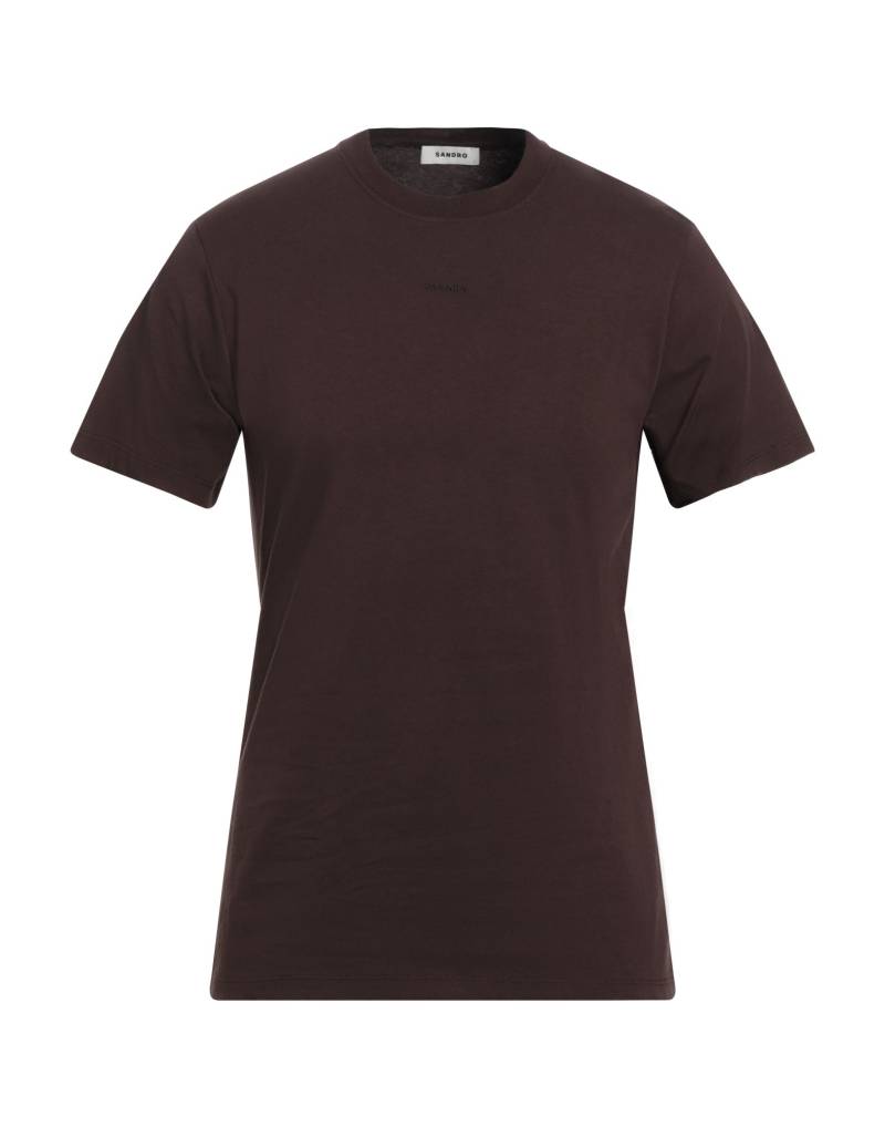 SANDRO T-shirts Herren Dunkelbraun von SANDRO