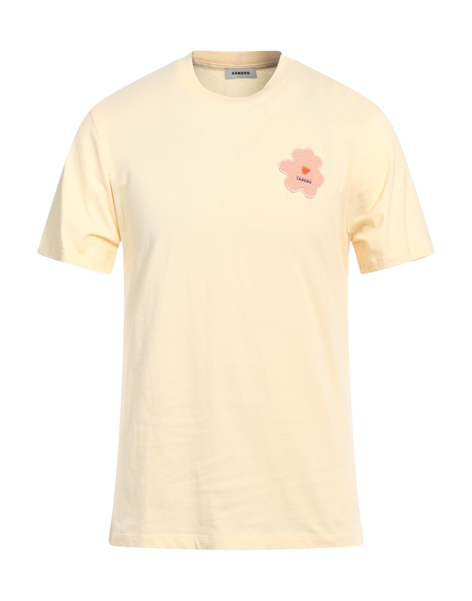 SANDRO T-shirts Herren Pastellgelb von SANDRO