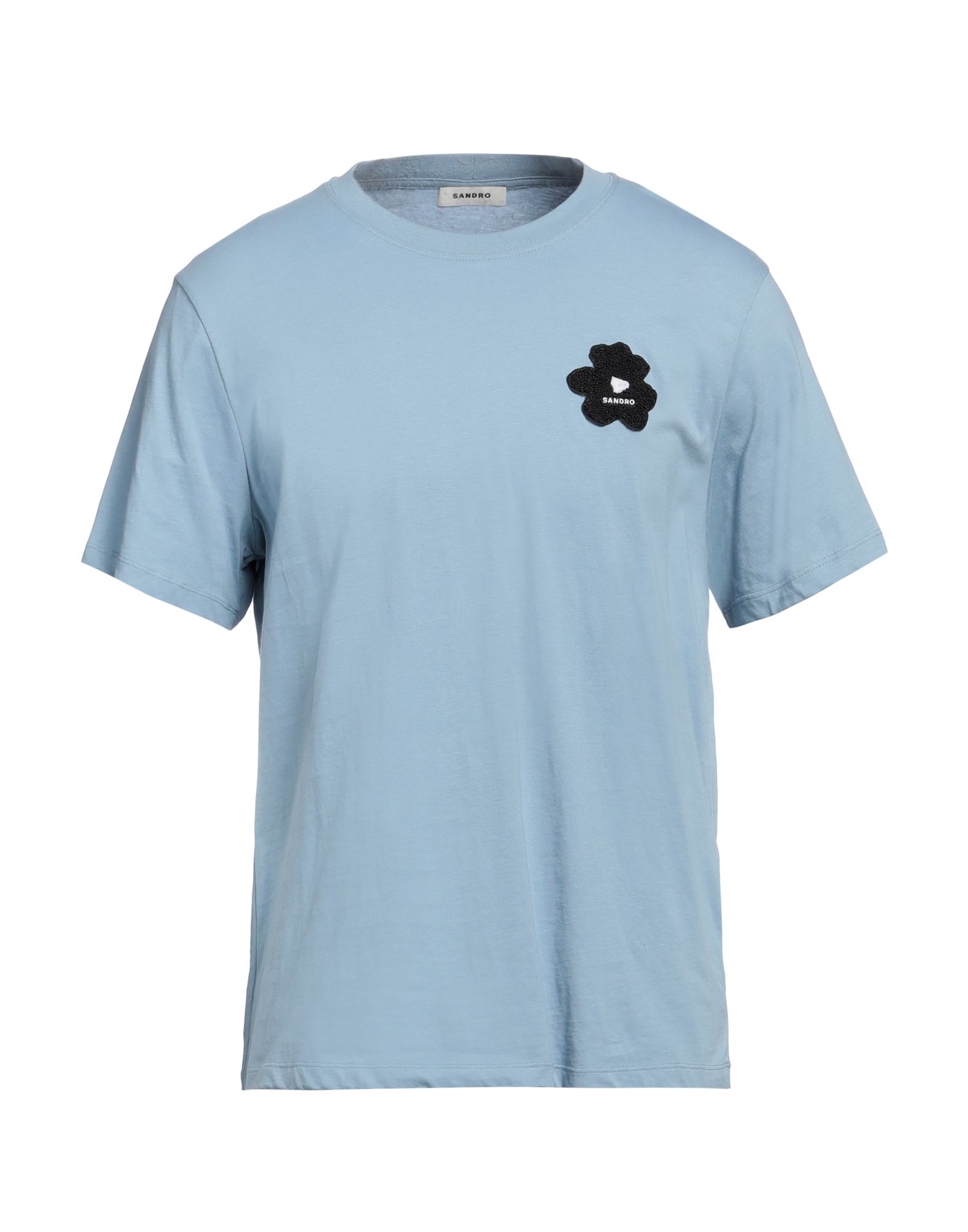 SANDRO T-shirts Herren Taubenblau von SANDRO