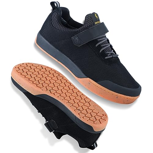 SANDUGO Herren Mountainbike Schuhe Elastischer Verschluss für leichte, wasserdichte, atmungsaktive MTB Schuhe Schwarz 46 SANDUGO Herren Mountainbike Schuhe Elastischer Verschluss für leichte, wasserdichte, atmungsaktive MTB Schuhe Schwarz 46 von SANDUGO
