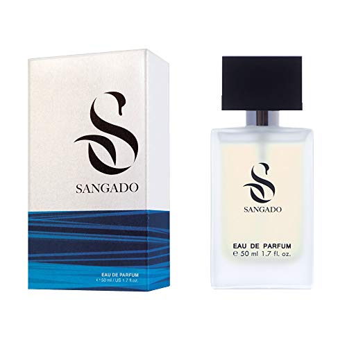 SANGADO Atlantis Parfüm für Herren 8-10 Stunden Langanhaltend Luxuriös duftend Fruchtiges Chypre Zarte französische Essenszen Extra-konzentriert (Eau de Parfum), 50ml Spray von SANGADO