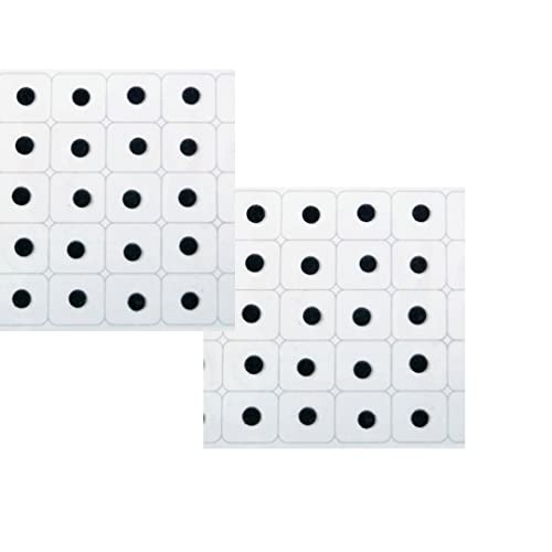 SANGAM Schwarzer runder Bindi 6 Packungen Stirn Bindi Gesicht Edelsteine ​​Aufkleber Bindi Punkte Tattoos Aufkleber Bollywood Party Indian Ethnic Tikka Schmuck für Frauen Hindu Bindi Geschenke von SANGAM