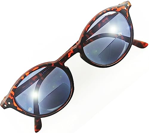 SANICO modische design Lese-Sonnenbrille Sehstärke 1,0 Turtle Sehhilfe Lesehilfe Lese-Brille Damen Herren 1.0 Dioptrien Sonnen-Brille Herren Damen 1 0 lesen Muster modern UV leicht unisex I Canarie von SANICO