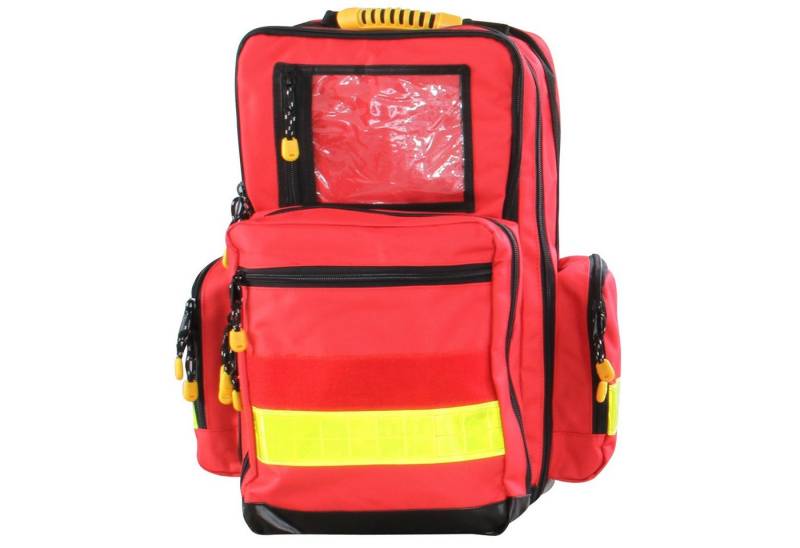 SANISMART Arzttasche Notfallrucksack MEDICUS M Rot Nylon 46 x 30 x 17 cm von SANISMART