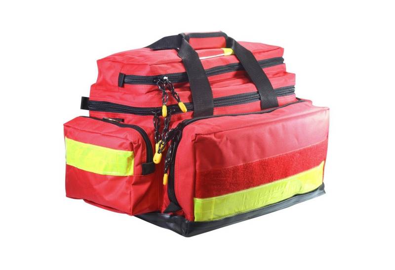 SANISMART Arzttasche Notfalltasche MINISTER XL Rot Nylon 50 x 34 x 32 cm Trauma Bag von SANISMART