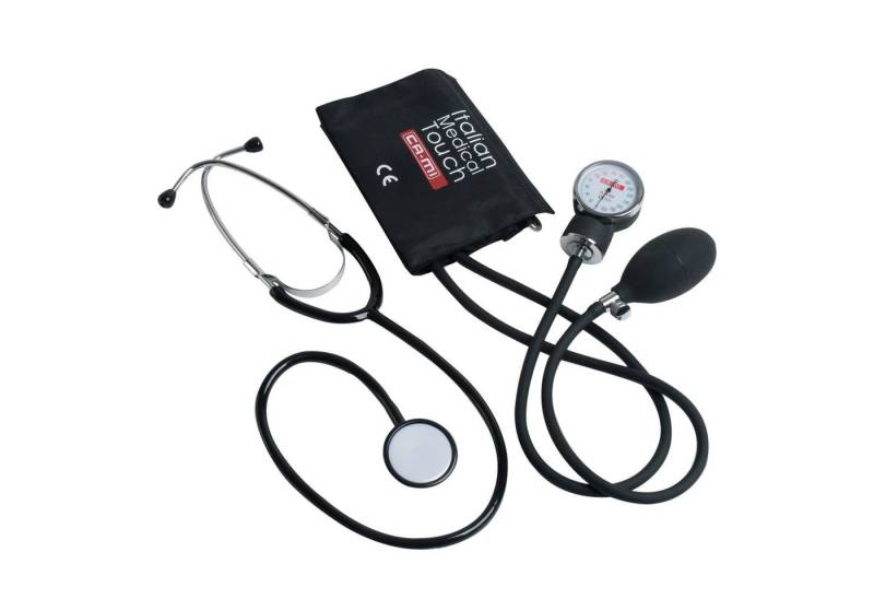 SANISMART Blutdruckmessgerät CA-MI A-100 Aneroid Blutdruckmessgerät + Stethoskop von SANISMART