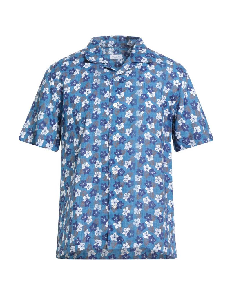 SANNINO Napoli Hemd Herren Azurblau von SANNINO Napoli