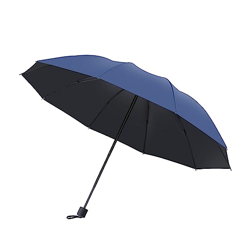 SANON Regenschirm Winddicht 10 Rippe Taschenschirm, Automatische Regenschirm Winddicht Sonnengeschützt Reiseschirm Kleinen Dreifach Faltbaren Regenschirm mit Automatischer Öffnung/Schließung von SANON