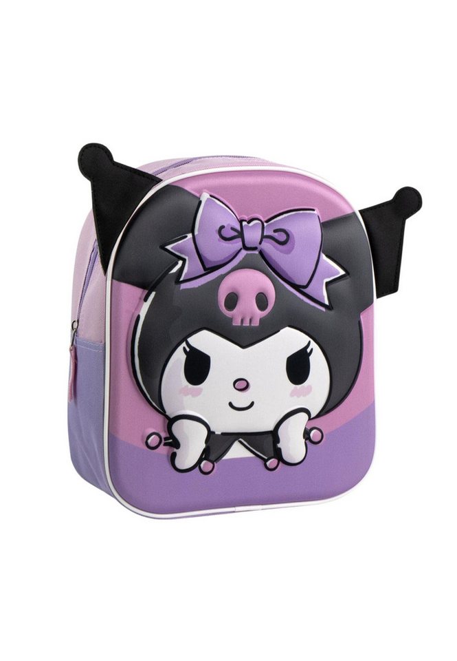 SANRIO Rucksack Kinderrucksack mit 3D-Applikationen - Hello Kitty und Kuromi (Set) von SANRIO