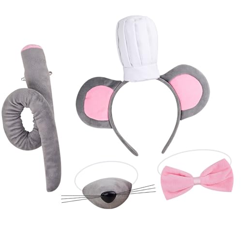 Chefs Form Haar Hoop Maus Muster Ohren Stirnbänder Schöne Cosplay Kopfbedeckung Für Kochbegeisterte Chefs Form Haar Hoop Maus Muster Ohren Stirnbänder Schöne Cosplay Kopfbedeckung Für Kochbegeisterte von SANRLO
