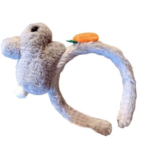Einzigartiges Haar-Accessoire mit Cartoon-Charakter, weich und bequem, Kaninchen-Stirnband, verstellbare Kopfbedeckung für jugendliche Mode von SANRLO