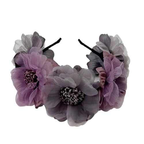 Gänseblümchen-Blumen-Haarreif, für Damen, Brautschmuck, Hochzeit, Kunstrose, Haarreif für den täglichen Gebrauch und besondere Anlässe von SANRLO