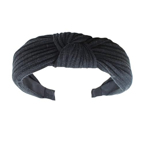 Geknotetes Haarband, breiter Haarreif, Stoff, hoher Totenkopf-Stirnband für Damen, Sport, Pilates von SANRLO