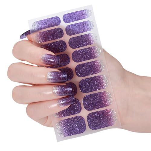 Gel Nagelaufkleber Katzenaugen Nagellackstreifen Maniküre Aufkleber Wasserfeste Gel Nagelfolien Trendige Gel Nagelstreifen von SANRLO