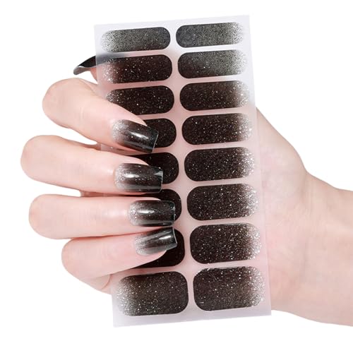 Gel Nagelaufkleber Katzenaugen Nagellackstreifen Maniküre Aufkleber Wasserfeste Gel Nagelfolien Trendige Gel Nagelstreifen von SANRLO