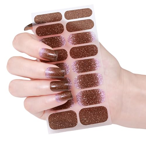 Gel Nagelaufkleber Katzenaugen Nagellackstreifen Maniküre Aufkleber Wasserfeste Gel Nagelfolien Trendige Gel Nagelstreifen von SANRLO