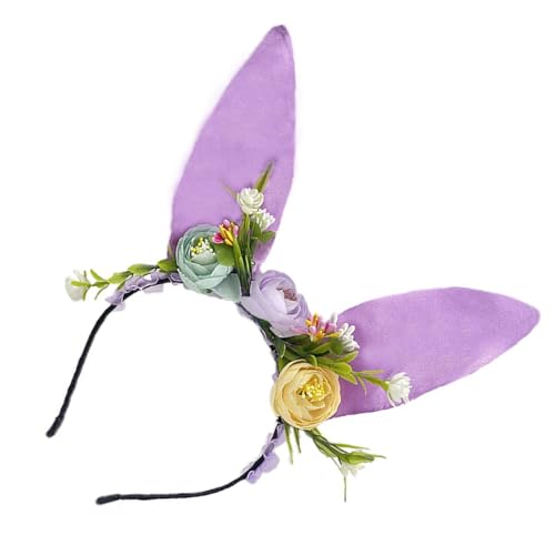 Hübsche Hasenohr-Stirnbänder, elastische Haarbänder, Weihnachten, Plüsch, Kaninchen, Haarreif für Partys und Veranstaltungen von SANRLO