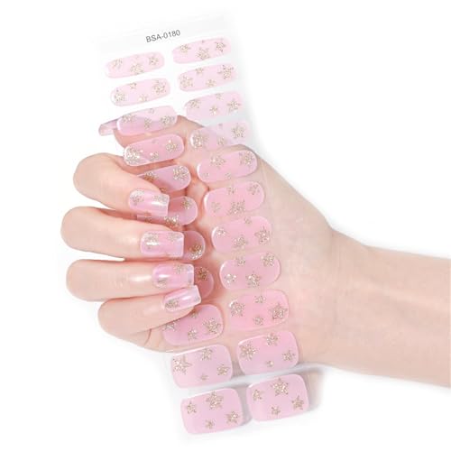 Nagellack Aufkleber Französische Gele Nagelaufkleber Nagellack Wraps Maniküre Aufkleber Gele Nagelstreifen von SANRLO