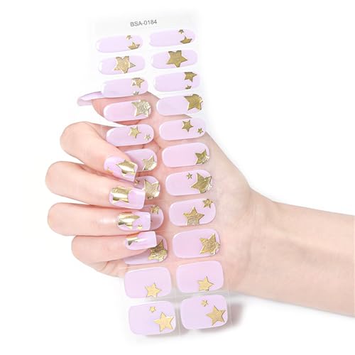 Nagellack Aufkleber Französische Gele Nagelaufkleber Nagellack Wraps Maniküre Aufkleber Gele Nagelstreifen von SANRLO